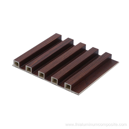 Water Proof Wood Plastic Composite Cladding Fluted Wood